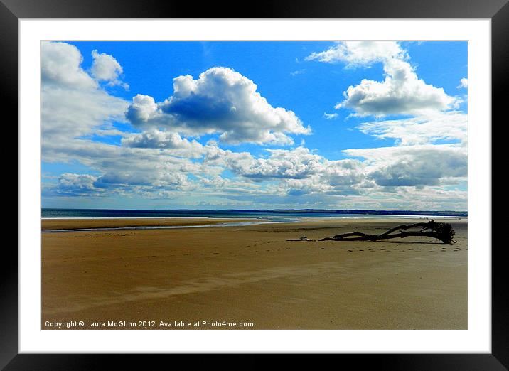 Below the Clouds Framed Mounted Print by Laura McGlinn Photog