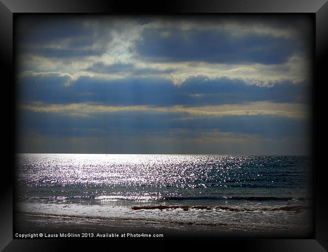 Blue Ray Framed Print by Laura McGlinn Photog