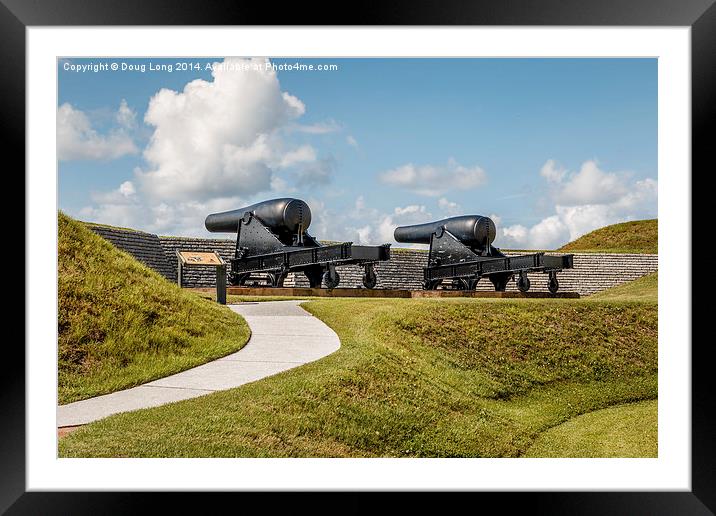 Ramparts of Fort Moultrie Framed Mounted Print by Doug Long