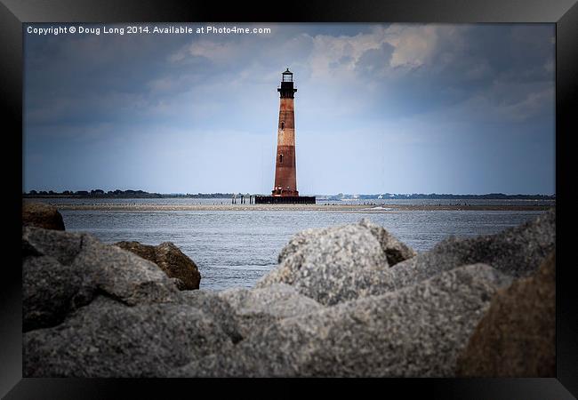 Morris Island Lighthouse Framed Print by Doug Long