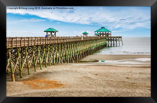 Foley Beach Pier Framed Print by Doug Long