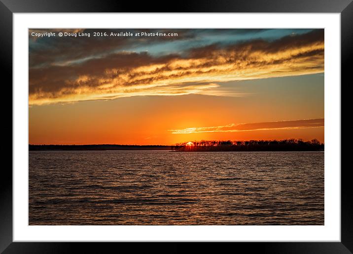 Thunderbird Sunset Framed Mounted Print by Doug Long