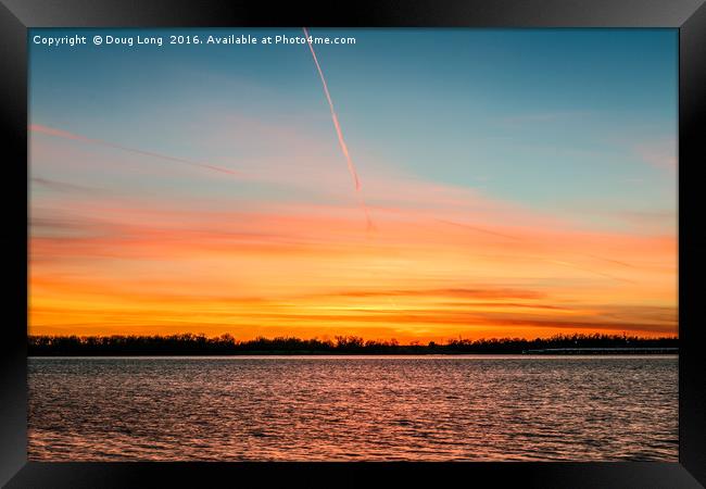 Sunset Framed Print by Doug Long