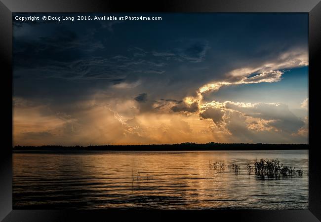 Storms Brewing Framed Print by Doug Long