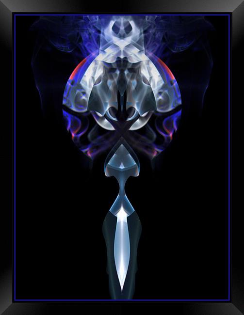 Crystal Dagger Framed Print by Dennis Hirning