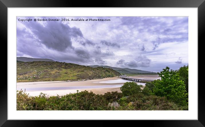 Storm Clouds Gathering  Framed Mounted Print by Gordon Dimmer