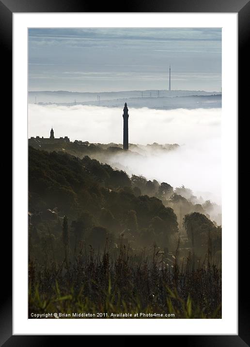 Wainhouse Tower, Halifax Framed Mounted Print by Brian Middleton