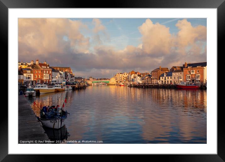 Beautiful Reflections Framed Mounted Print by Paul Brewer