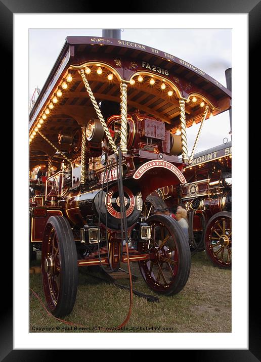 Dolphin at The Great Dorset Steam Fair. Framed Mounted Print by Paul Brewer