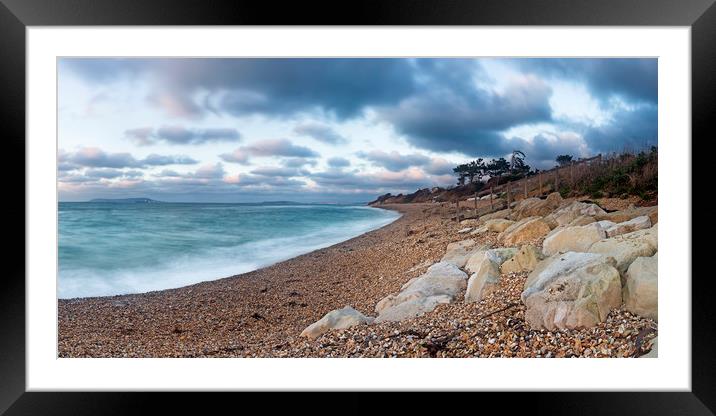 Ringstead Beach Framed Mounted Print by Paul Brewer