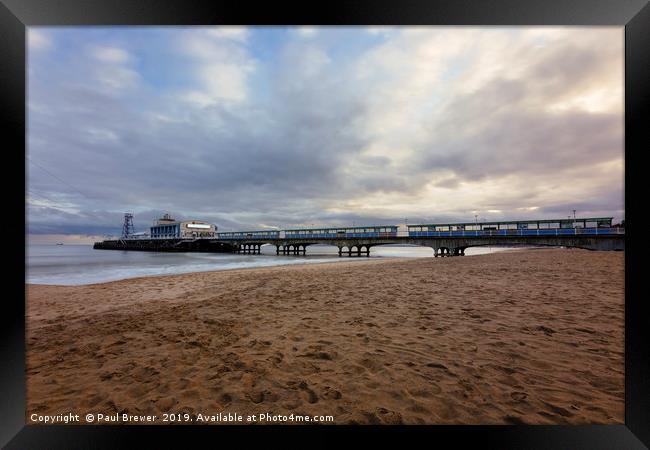 Bournemouth Pier  Framed Print by Paul Brewer