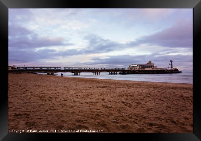 Bournemouth Pier  Framed Print by Paul Brewer