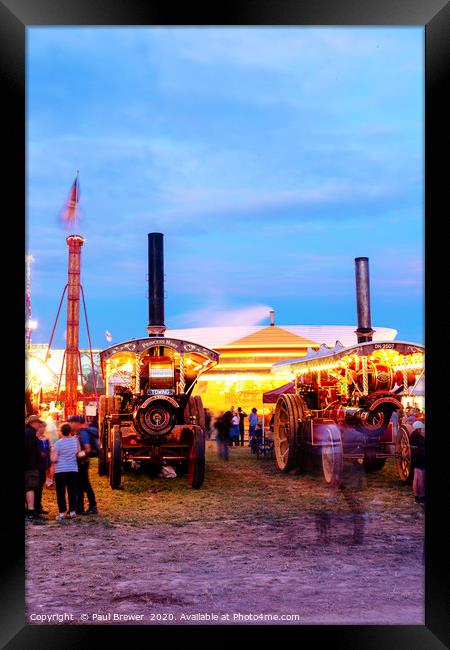 Princess Mary at the Great Dorset Steam Fair Framed Print by Paul Brewer