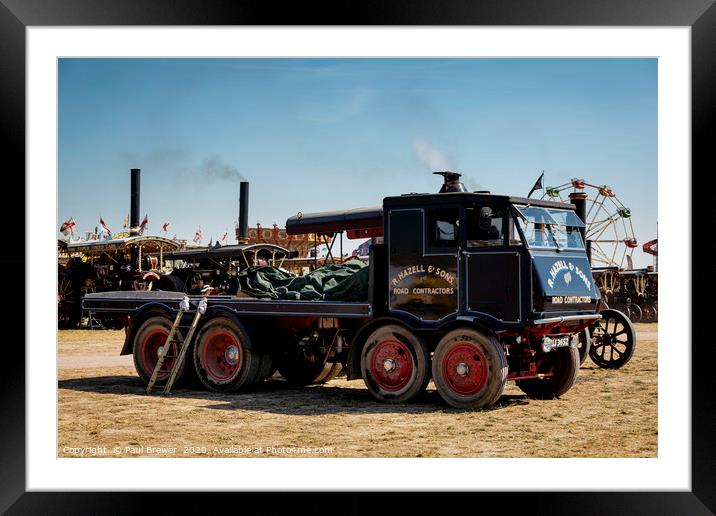 The Shrewsbury Flyer Framed Mounted Print by Paul Brewer