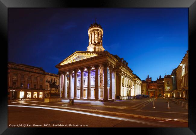 The Gallery of Modern Art in Glasgow  Framed Print by Paul Brewer
