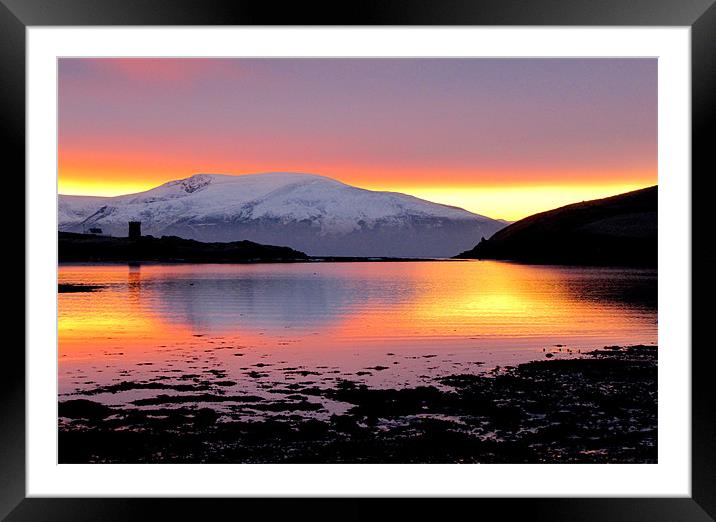 Sunrise Framed Mounted Print by barbara walsh