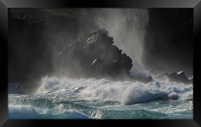 Swell in Clogher Framed Print by barbara walsh