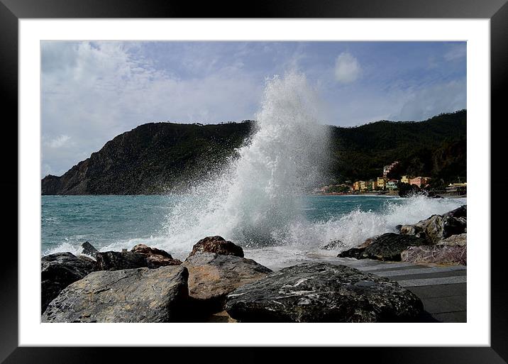 Monterosso Framed Mounted Print by barbara walsh