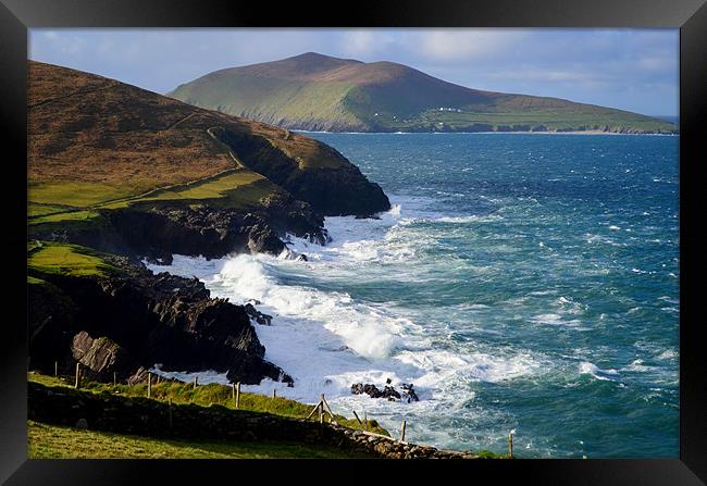 Blasket Island Framed Print by barbara walsh