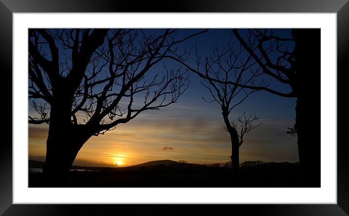Dingle sunset Framed Mounted Print by barbara walsh