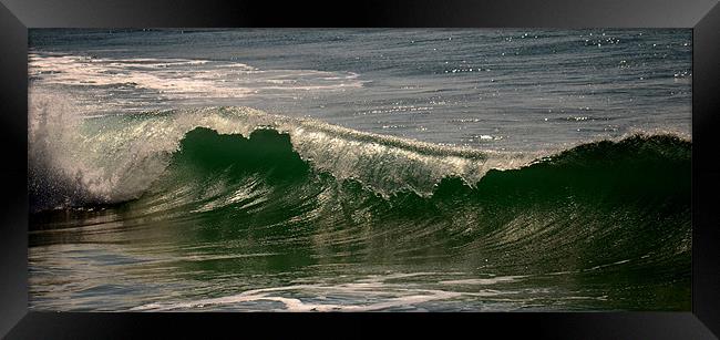 Wave Framed Print by barbara walsh