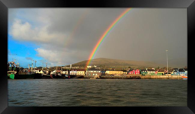 Rainbow Framed Print by barbara walsh