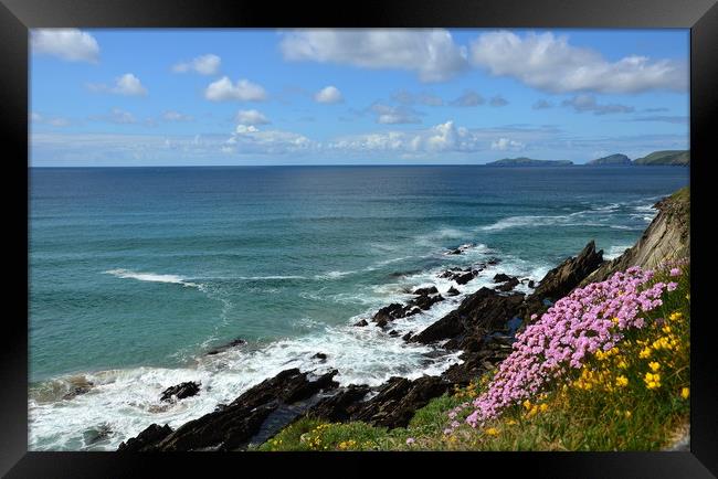 Coumeenole Framed Print by barbara walsh