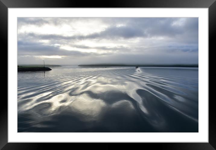 Magical morning in Dingle Framed Mounted Print by barbara walsh