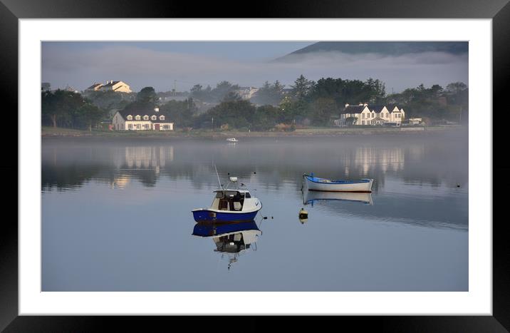 Morning in Dingle Framed Mounted Print by barbara walsh