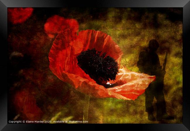 Remembrance  Framed Print by Elaine Manley