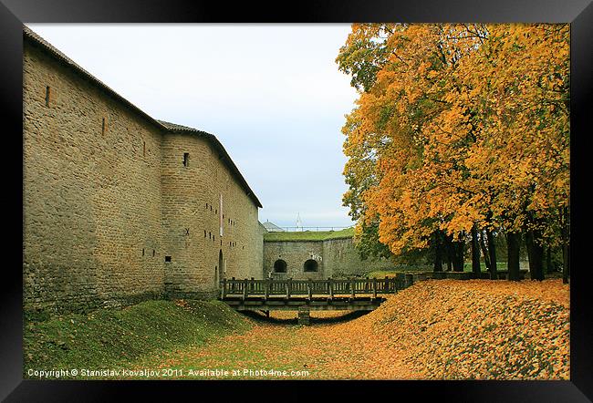 Narva castle Framed Print by Stanislav Kovaljov