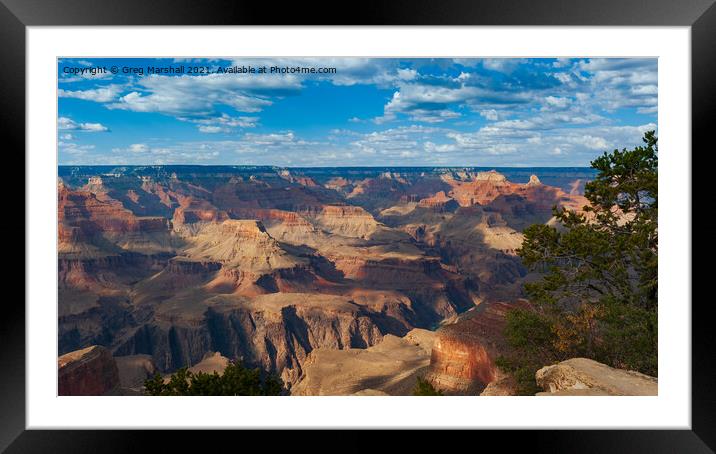 The Grand Canyon in Nevada, USA Framed Mounted Print by Greg Marshall