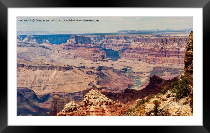 Grand Canyon Nevada Framed Mounted Print by Greg Marshall