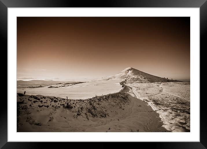 Roseberry Topping, Cleveland Framed Mounted Print by Greg Marshall