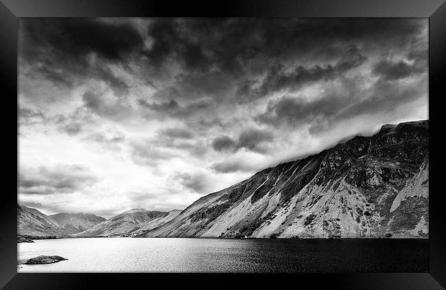 Wastwater looking to Scafell Framed Print by Greg Marshall