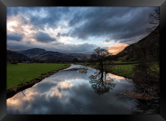 Storm approaching over Ullswater Lake District Framed Print by Greg Marshall