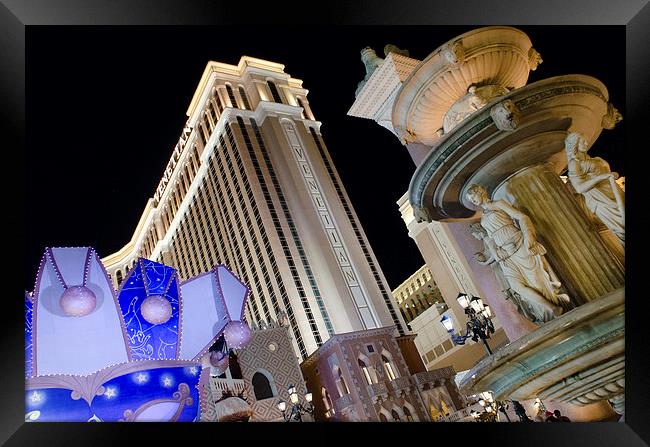The Venetian Hotel Las Vegas Framed Print by Greg Marshall