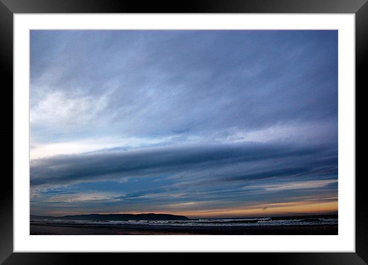 Irish skies Framed Mounted Print by dawn cruttenden
