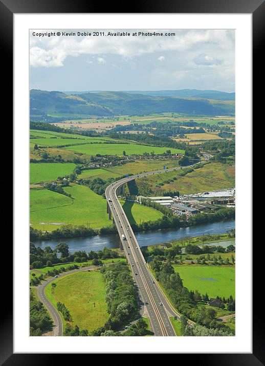 Friarton Bridge M90 Framed Mounted Print by Kevin Dobie