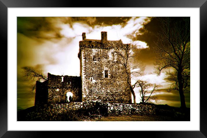 Balvaird Castle Framed Mounted Print by Kevin Dobie