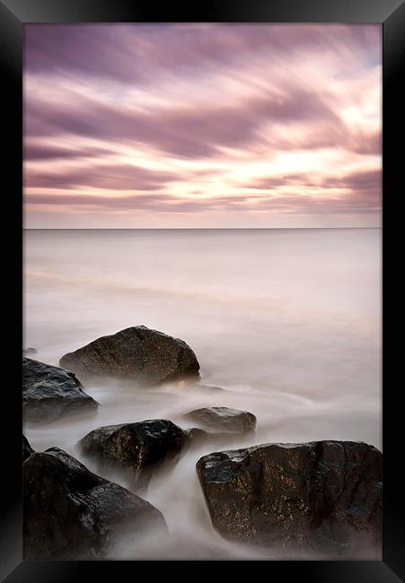 North Sea Serenity Framed Print by Andrew Squires