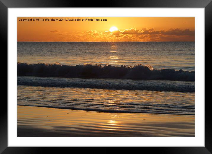 Sunrise on Sunday Framed Mounted Print by Phil Wareham