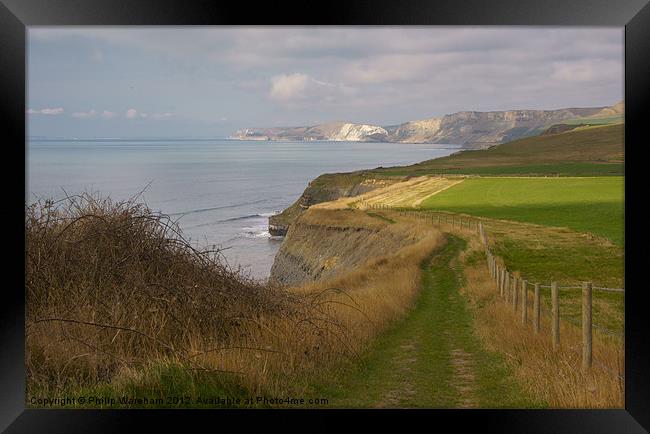 South West Coast Path 3 Framed Print by Phil Wareham