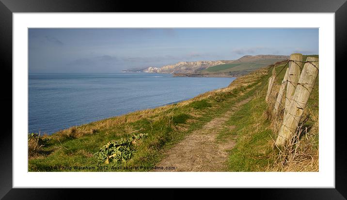 South West Coast Path 1 Framed Mounted Print by Phil Wareham