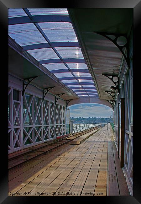 Hythe Pier Railway Station Framed Print by Phil Wareham