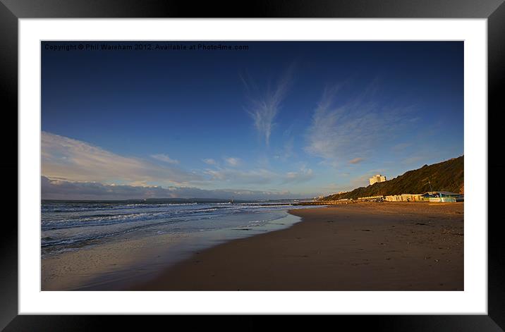 Seafront Framed Mounted Print by Phil Wareham