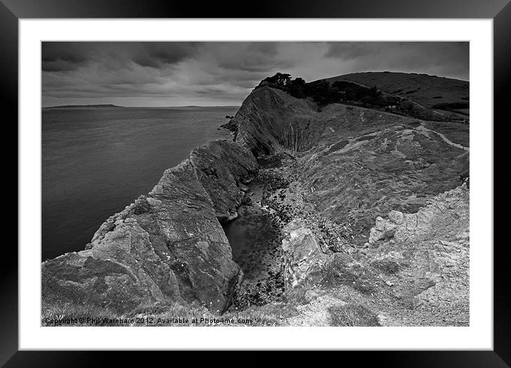 Stairhole Framed Mounted Print by Phil Wareham