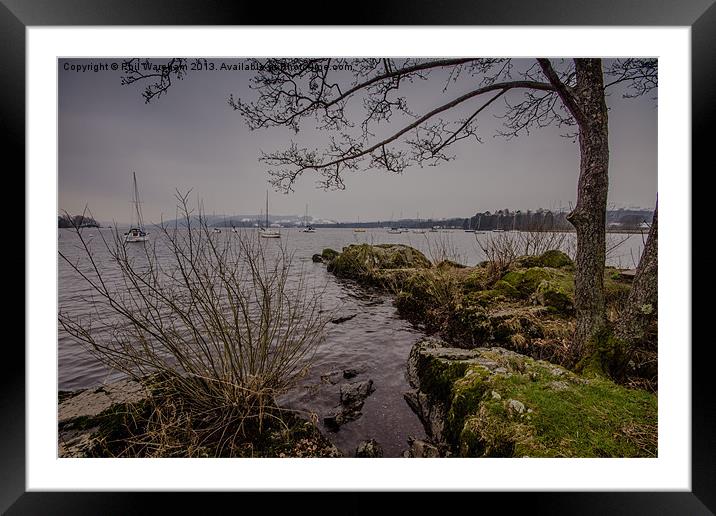 Windermere from Ambleside Framed Mounted Print by Phil Wareham