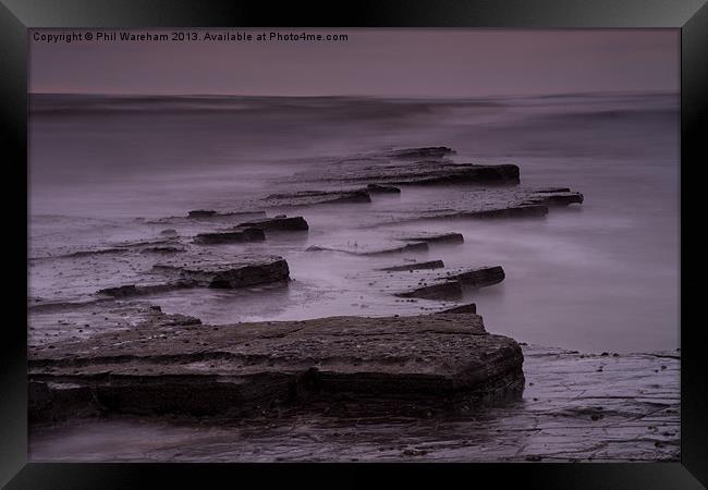 End of the ledge Framed Print by Phil Wareham