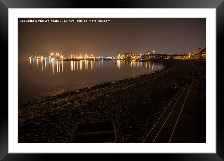 From Baiter at Night Framed Mounted Print by Phil Wareham